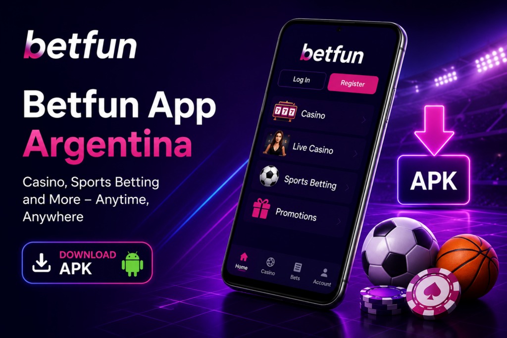 Betfun mobile app with payments, bonuses and secure account access